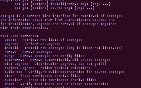 Ubuntu基础教程之apt-get命令