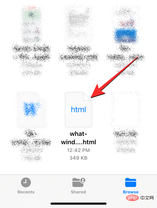 如何在 iPhone 上打开 HTML 文件