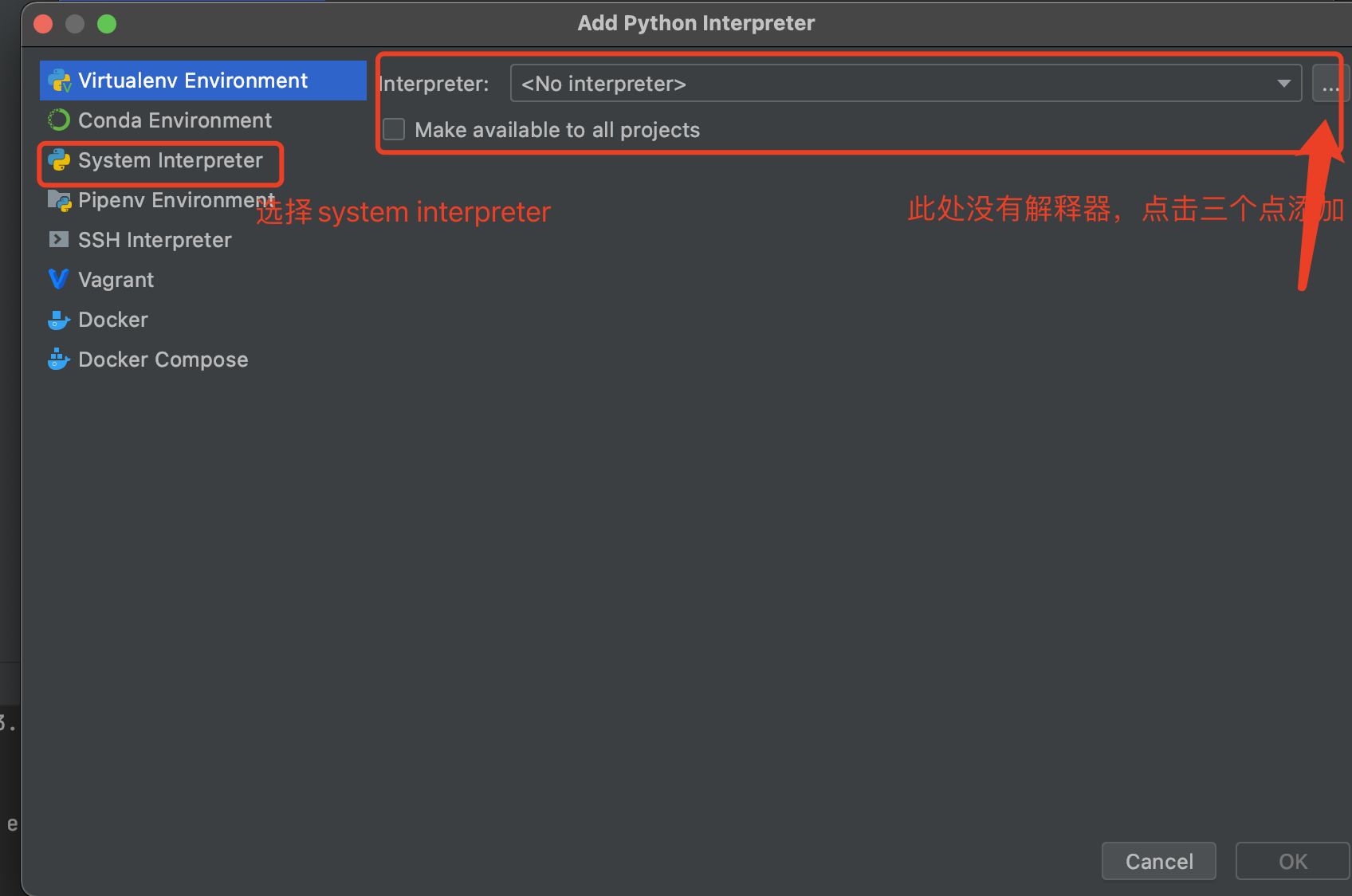 pycharm配置python运行环境mac_mac搭建python开发环境