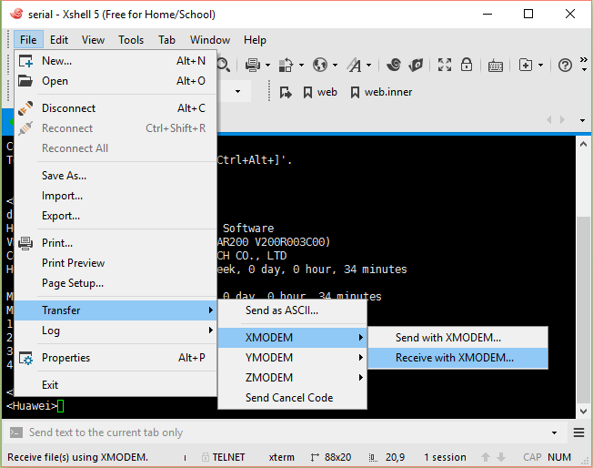 xshell怎么连接交换机console_如何用console口配置交换机