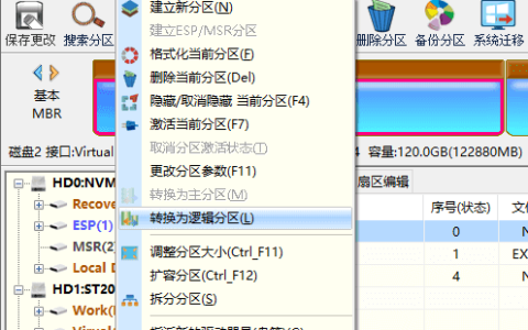 分区类型ldm_装系统