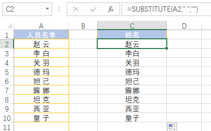 substitude函数