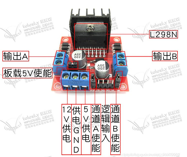 l298n电机驱动模块工作原理_l298n电机驱动模块介绍