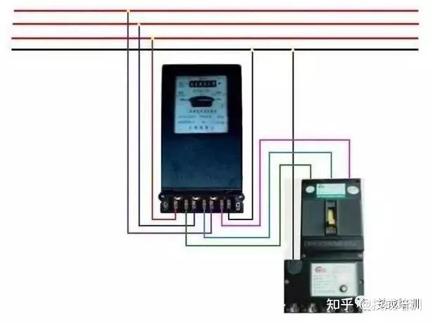 dds211电表接线方法_三相电表接线实物图