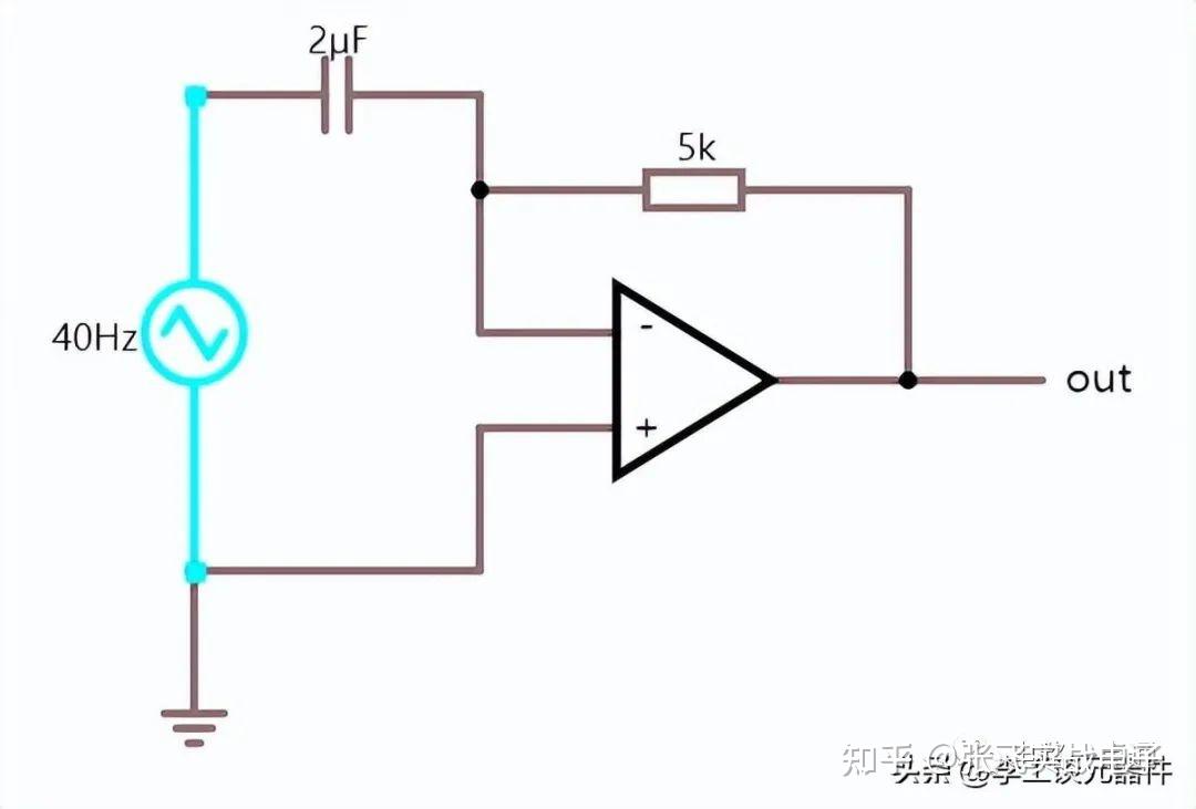 反相积分运算电路图_反相积分运算电路图解