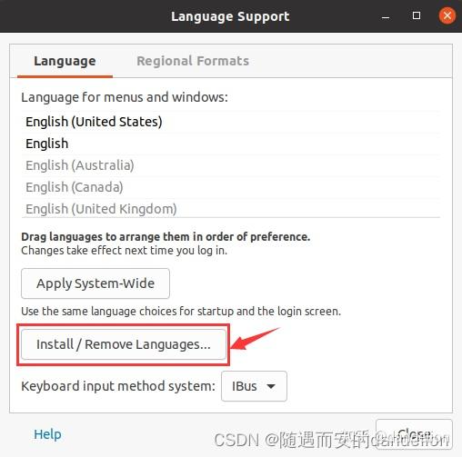 ubuntu没法输入中文_ubuntu20输入不了中文