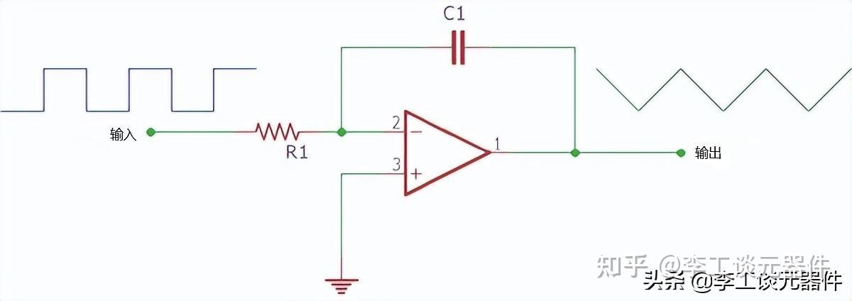 积分电路输入三角波输出什么_积分运算电路输入三角波