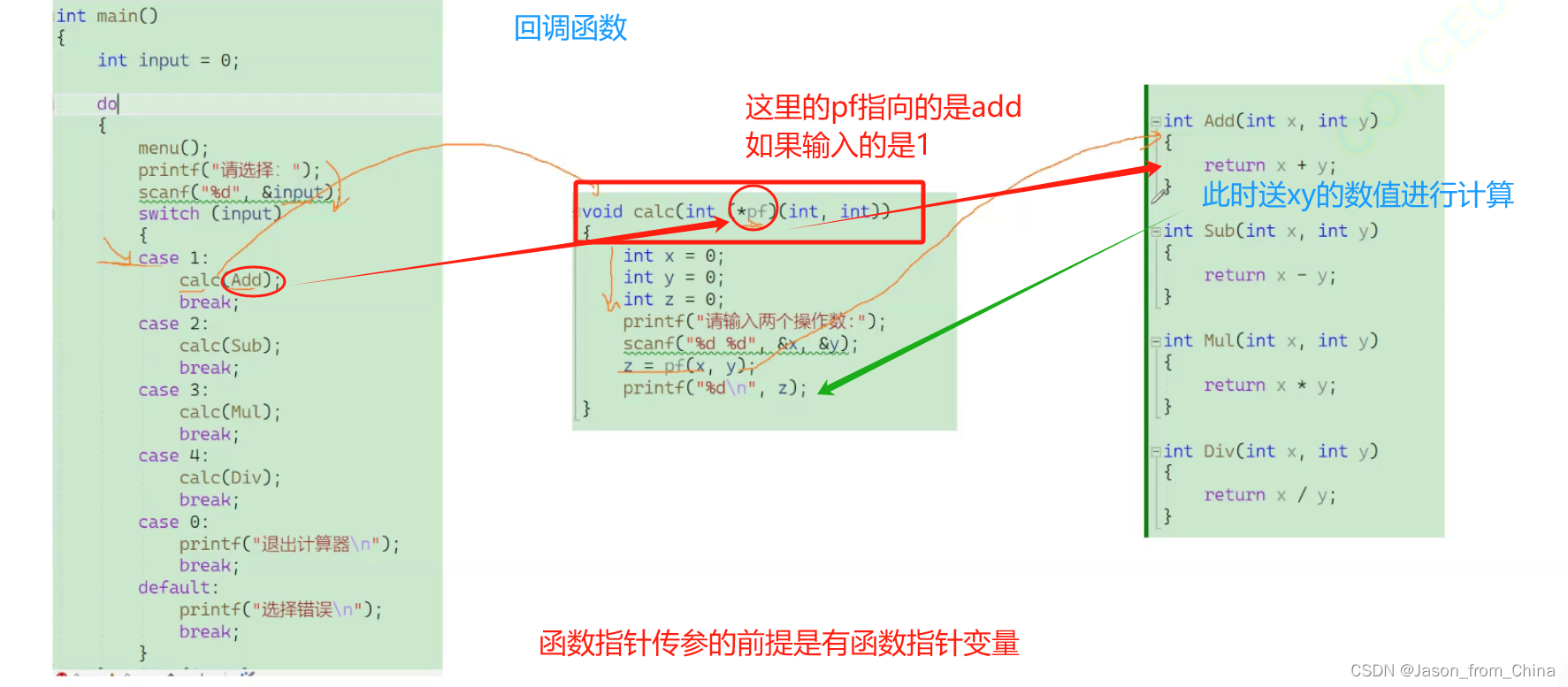 函数指针数组的定义形式和取值执行_c语言从右到左的运算符有哪些