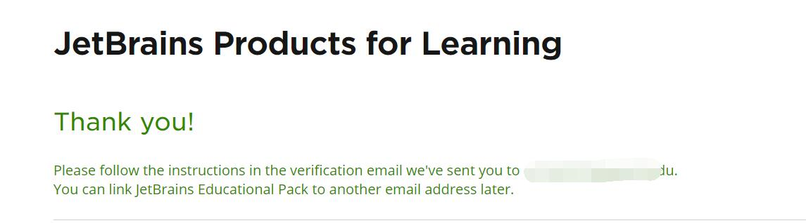 JetBrains学生授权申请方式