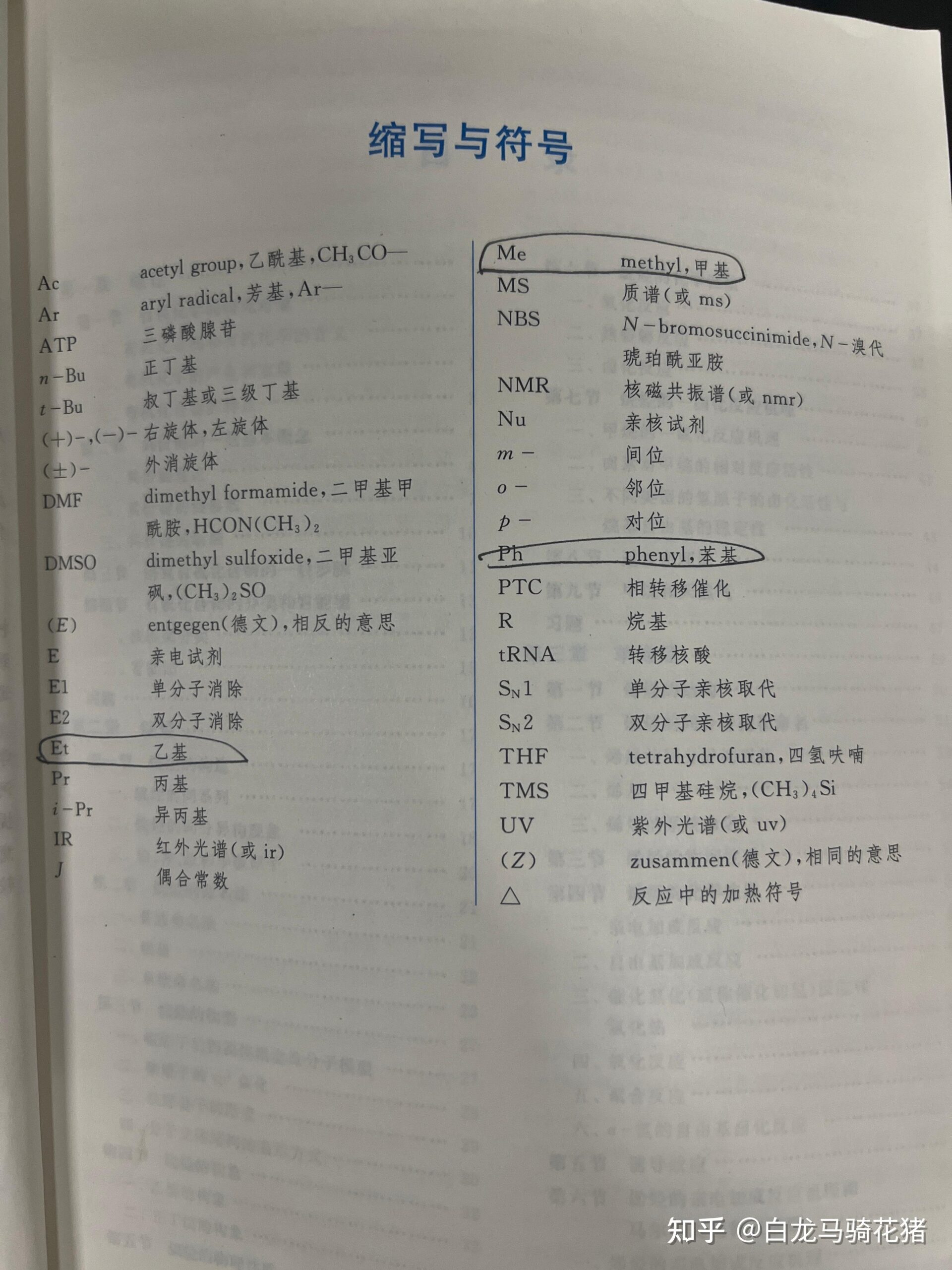 有机化学中me是什么意思_有机化学中me代表什么