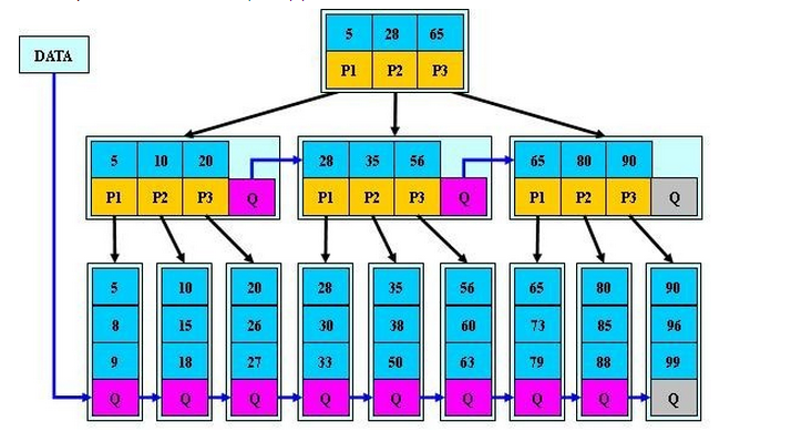 b树和b+的区别_b树的定义