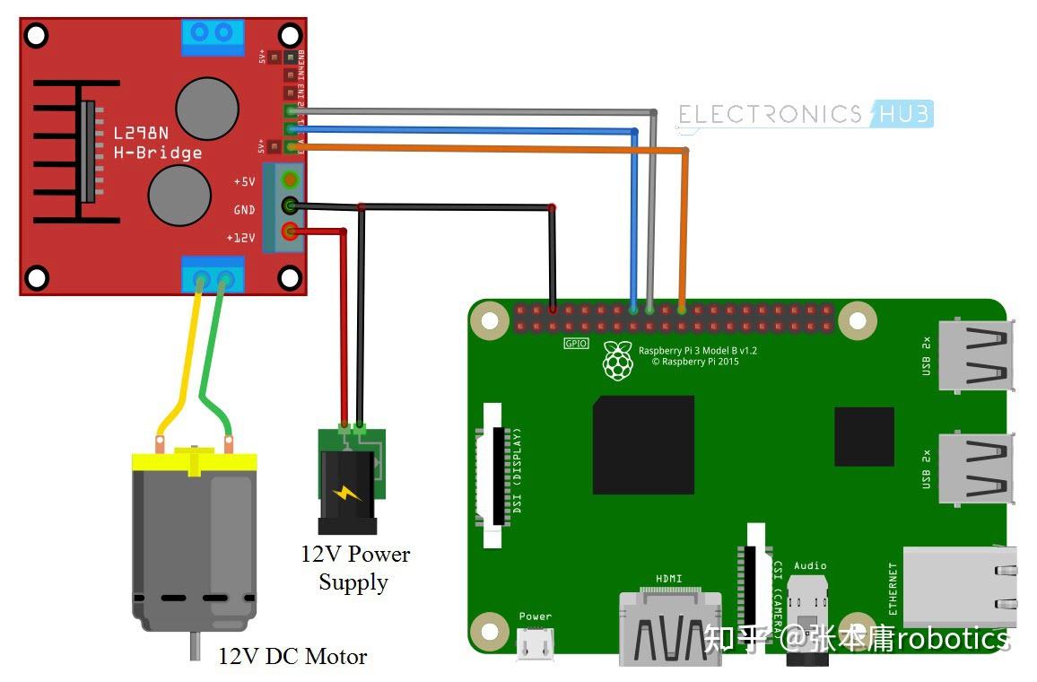 l298p电机驱动模块接线图_电机驱动模块