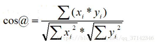 余弦相似度计算公式的数据来源是_余弦相似度计算公式的数据来源是什么