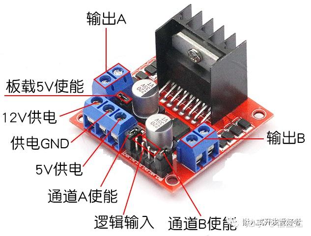 l298n电机驱动模块原理图介绍_l298n电机驱动模块原理图分析