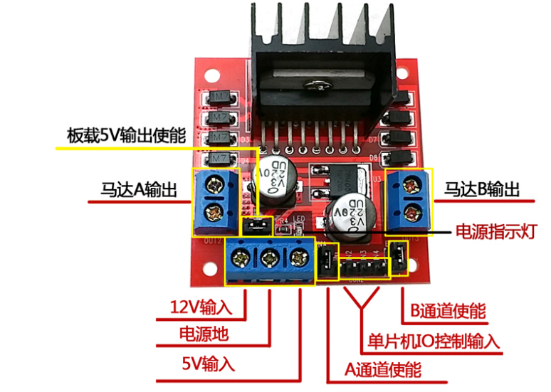 l298n使用说明_l298n电机驱动模块原理图