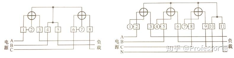 dds606型电表怎么接线_电子式单相电能表接线图