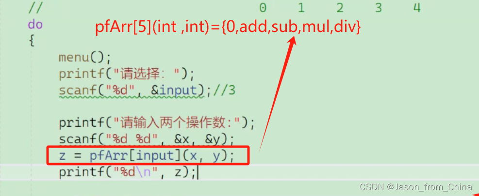 函数指针数组的定义形式和取值执行_c语言从右到左的运算符有哪些