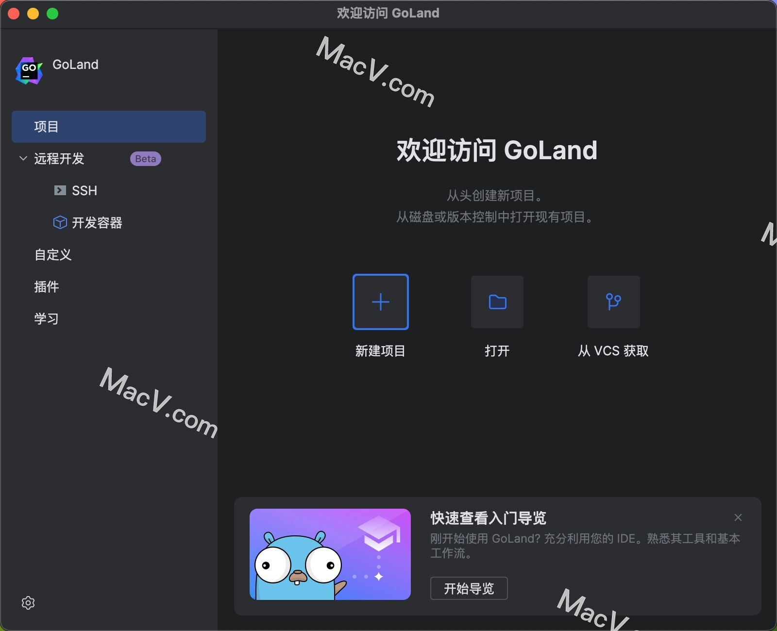 Goland激活2023.1.6(JetBrains GoLand For Mac(GO语言集成开发工具环境)v2024.1.1中文版)