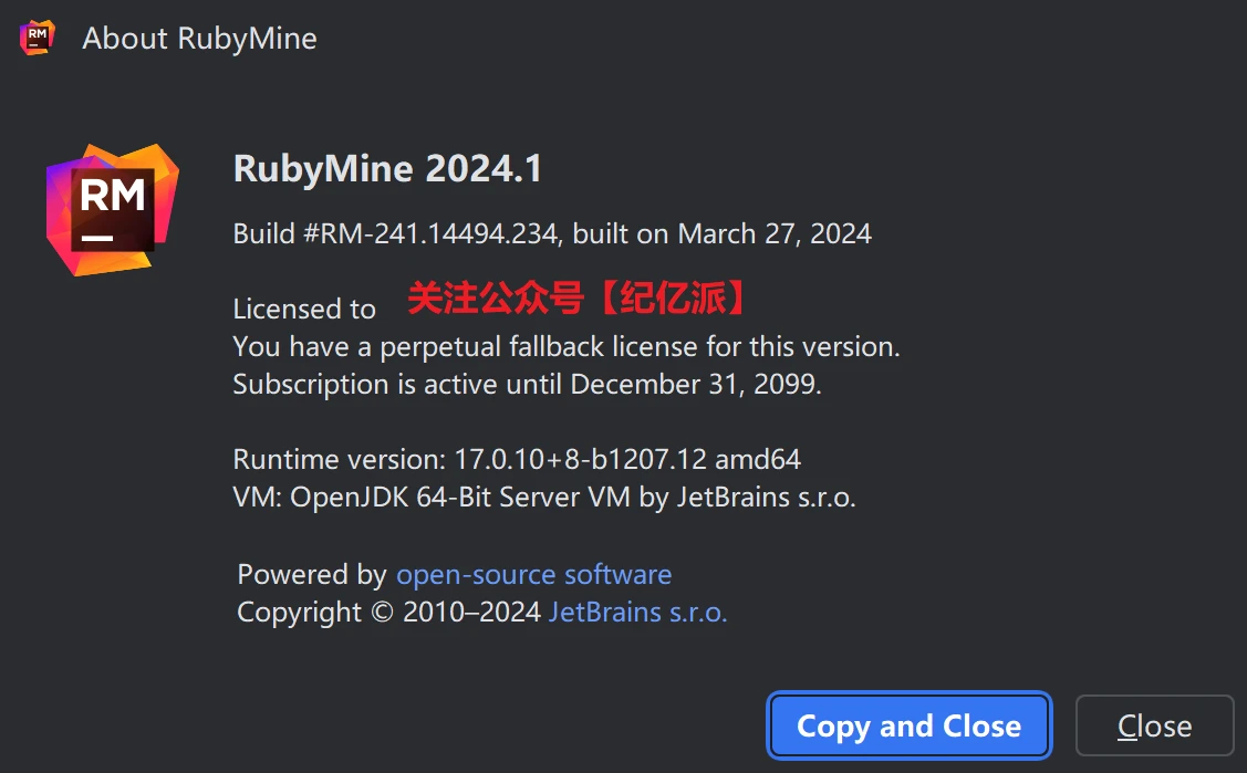 RubyMine激活2023.1(RubyMine2024.1最新版免费激活激活成功教程安装教程（附激活码）-永久有效，持续更新)