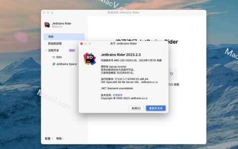 Rider激活2023.1.6(【亲测有效 永久激活】JetBrains Rider 2023中文激活成功教程版 附Rider永久密钥 Mac／win)