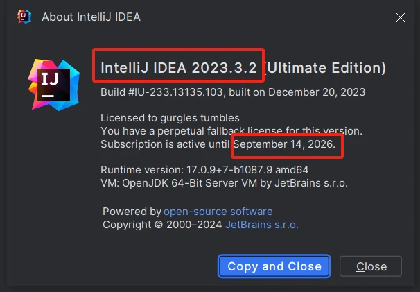 Idea激活2024.1.4(IntelliJ IDEA 2024最新免费激活成功教程激活教程（win+Mac）)