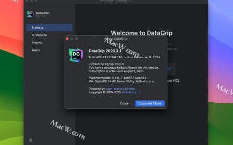 Datagrip激活2023.3.4(DataGrip2023最新激活教程含最新版永久激活码分享 支持M1)