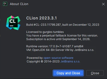 Clion激活2023.3.3(【2023最新版本】 CLion 2023.3.1激活激活成功教程安装教程（附激活工具+激活码）)