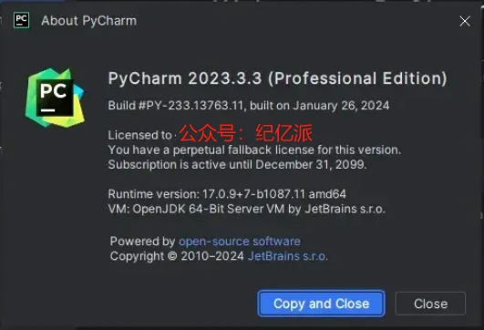 PyCharm激活2023.3.5(PyCharm 2023.3.3最新版免费激活激活成功教程安装教程（附激活工具+激活码）-持续更新)