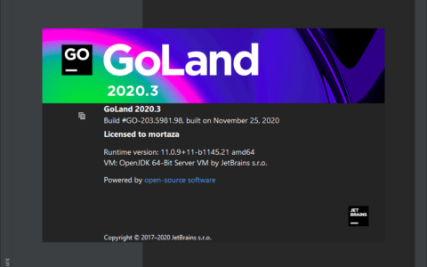 Goland激活2023.1.6(JetBrains GoLand 2024.1 Windows／Linux／macOS)