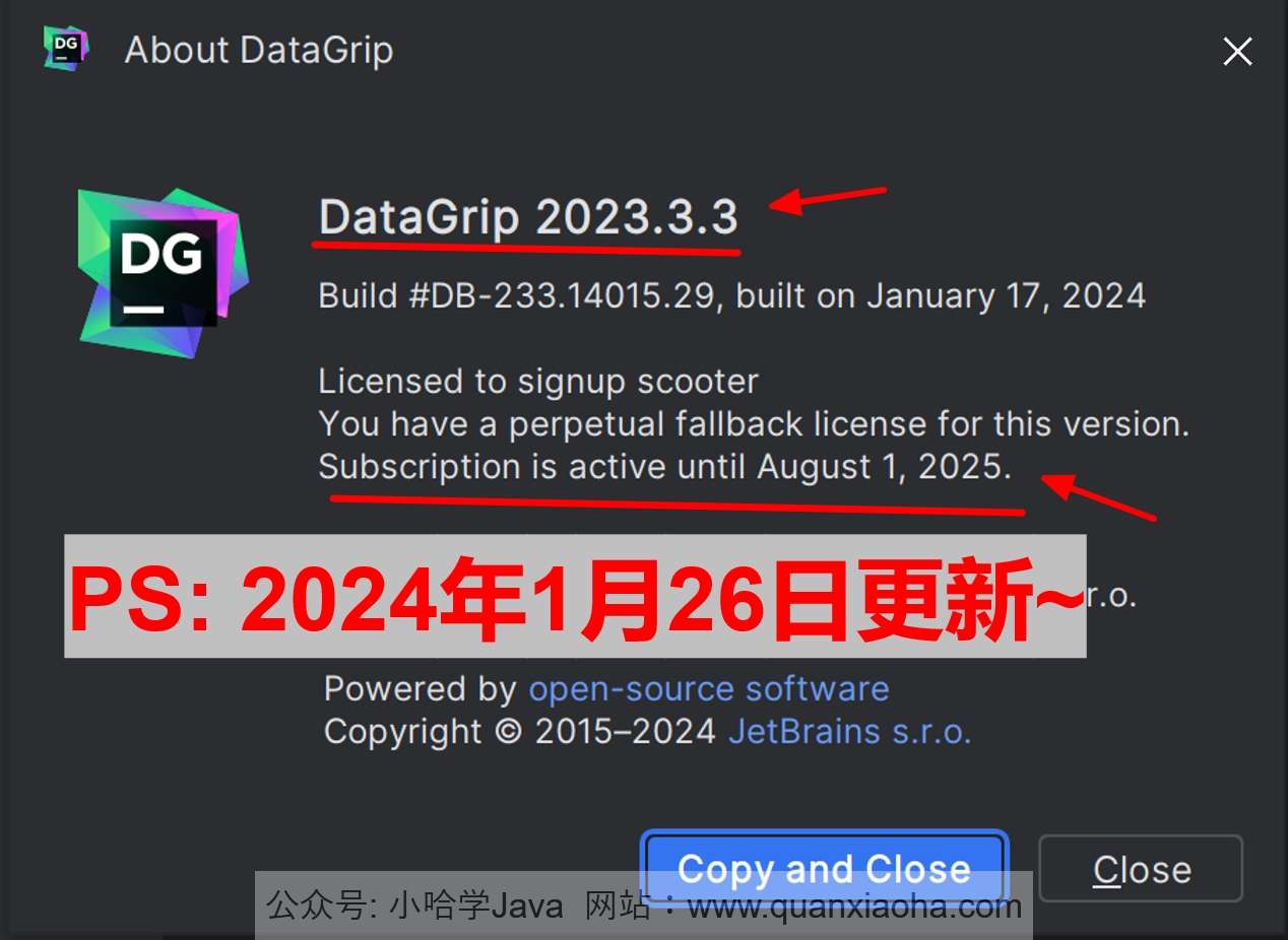 Datagrip 2023.3.3 激活激活成功教程教程