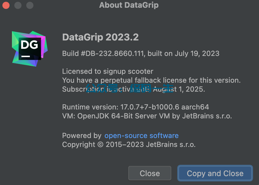 Datagrip激活2024.1.4(DataGrip 2023.2 最新激活成功教程教程免费激活码永久激活成功教程激活 附工具下载)