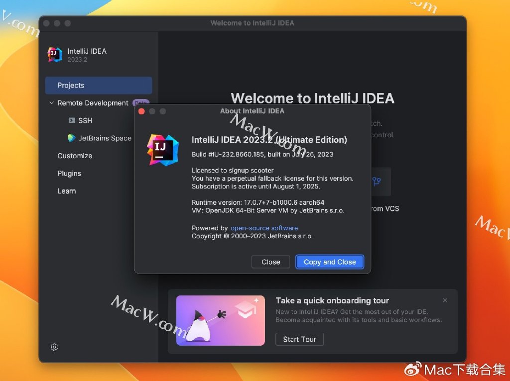 Idea激活2023.2.2(永久激活IntelliJ IDEA 2023 v2023.2中文版（激活成功教程版）完美兼容M芯片)