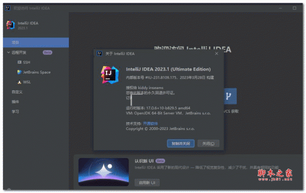 Idea激活2024.1.4(JetBrains IntelliJ IDEA Ultimate v2023.1.3 激活成功教程完美中文版(附激活教程+激活码))