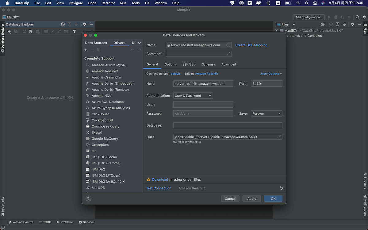 Datagrip激活2024.1.3(JetBrains DataGrip 2024.1.3 for Mac 激活版 多引擎数据库管理工具 (Intel+Apple Silicon))