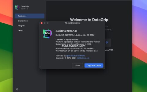 Datagrip激活2024.1.3(JetBrains DataGrip 2024 for mac(数据库管理工具))
