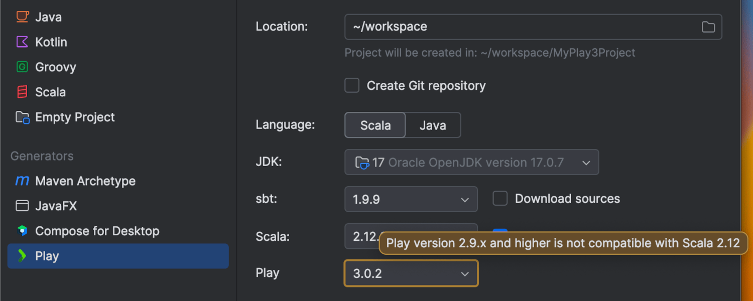 Play Framework update