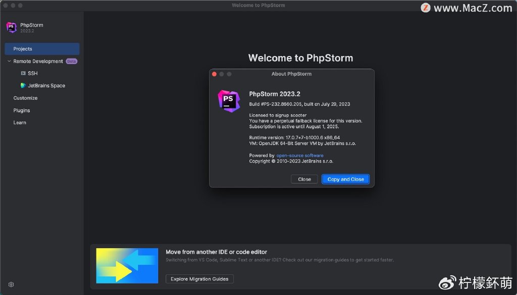 PhpStorm激活2023.1.1(PhpStorm 2023永久激活版(PHP集成开发)完整安装教程支持M1)