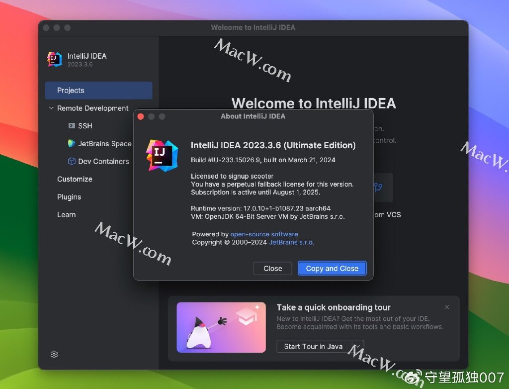 Idea激活2023.3.6(IntelliJ IDEA 2023 for Mac 强大Java集成开发环境)