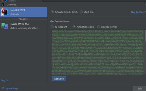 Idea激活2023.1(IntelliJ IDEA永久激活成功教程教程，idea 2023.1永久激活)