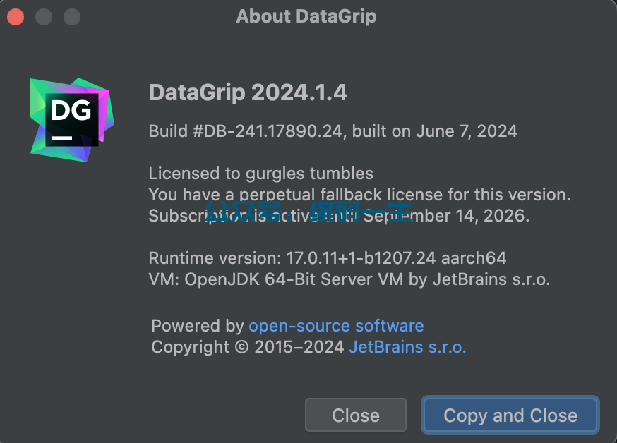 JetBrains激活码(DataGrip 2024.1.4 最新激活码 永久激活教程 激活成功教程工具 （全家桶 亲测）)