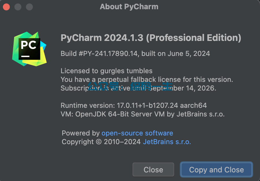 PyCharm激活2024.1.3(Pycharm 2024.1.3 激活码 最新激活成功教程教程 激活成功教程工具 永久激活（全家桶 亲测）)