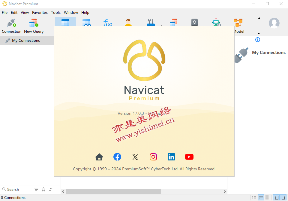 Navicat Premium 17.0.7激活(数据库综合管理维护工具PremiumSoft Navicat Premium 17.0.3的下载、安装与注册激活教程)