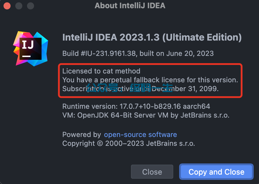 Rider激活2024.1.3(IntelliJ IDEA 2023.1.3 激活码 永久激活教程 激活成功教程2099 完美激活成功教程 亲测可用)