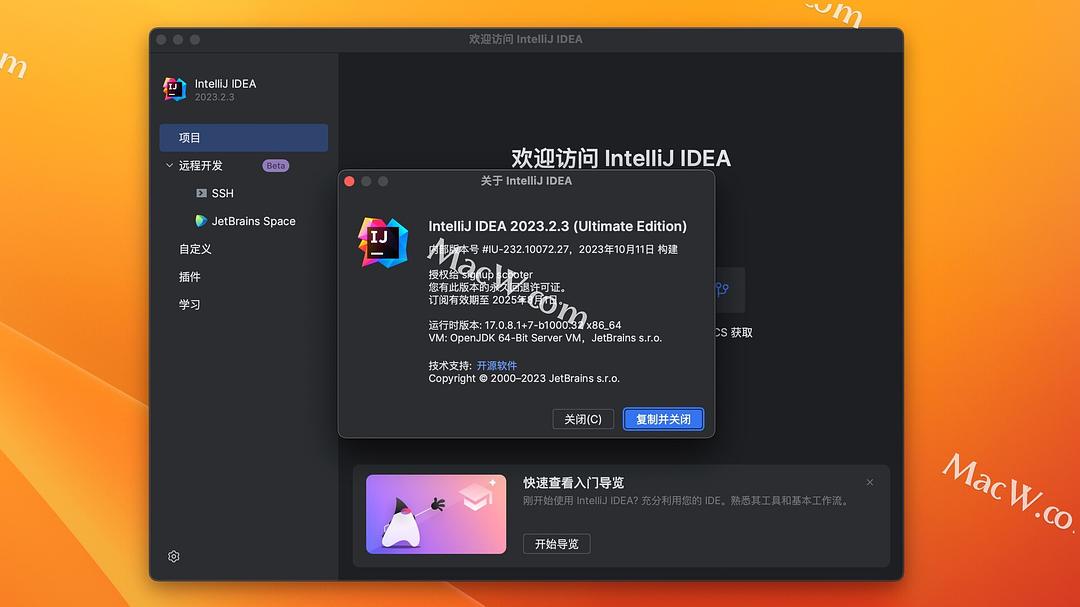 Idea激活2023.2.3(IntelliJ IDEA 2023最新永久注册码 v2023.2.3中文激活版)