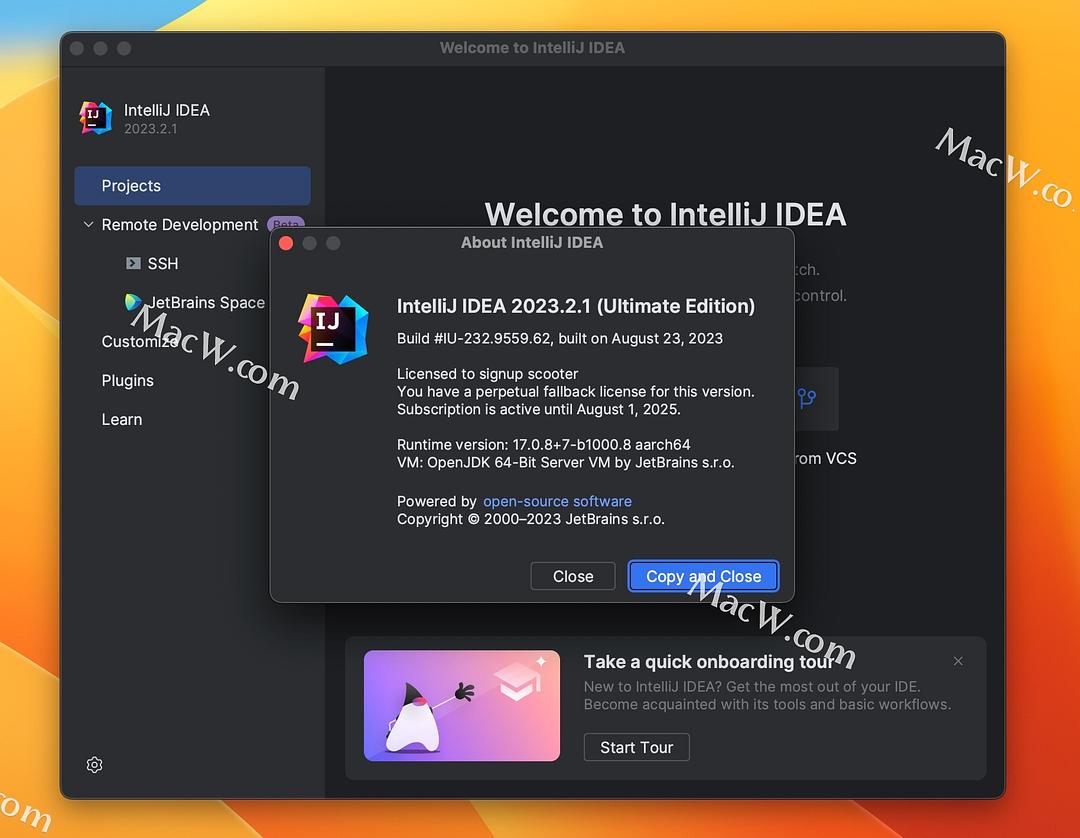 Idea激活2023.2.1(IntelliJ IDEA 2023.2.1汉化激活版 免登陆账号 支持M1)