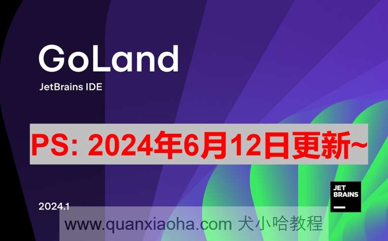 GoLand 2024.1.3 激活成功教程激活教程
