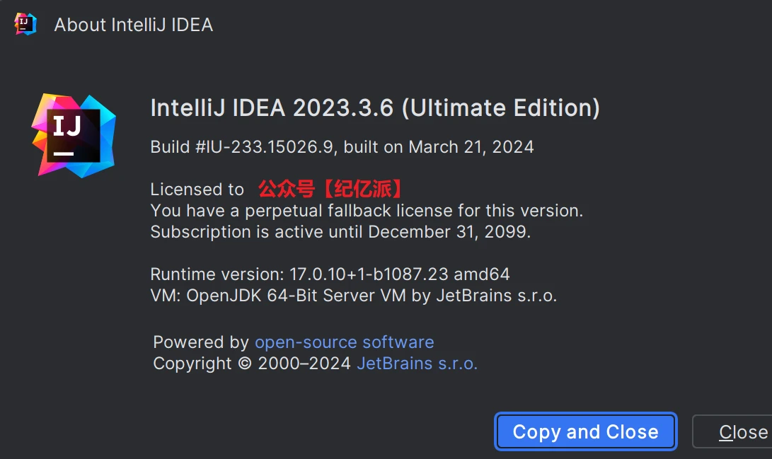 Idea激活2023.3.6(IntelliJ IDEA 2023.3.6最新版免费激活激活成功教程安装教程（附激活工具+激活码）-持续更新)