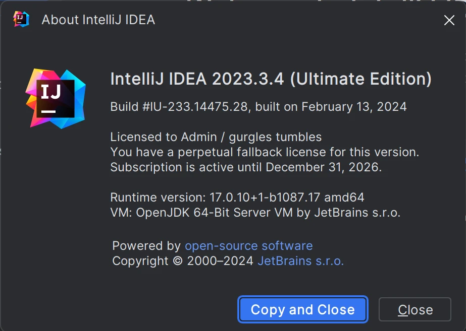 Idea激活2024.1.4(IntelliJ IDEA 2023.3.4最新版免费激活激活成功教程安装教程（附激活工具+激活码）-持续更新)