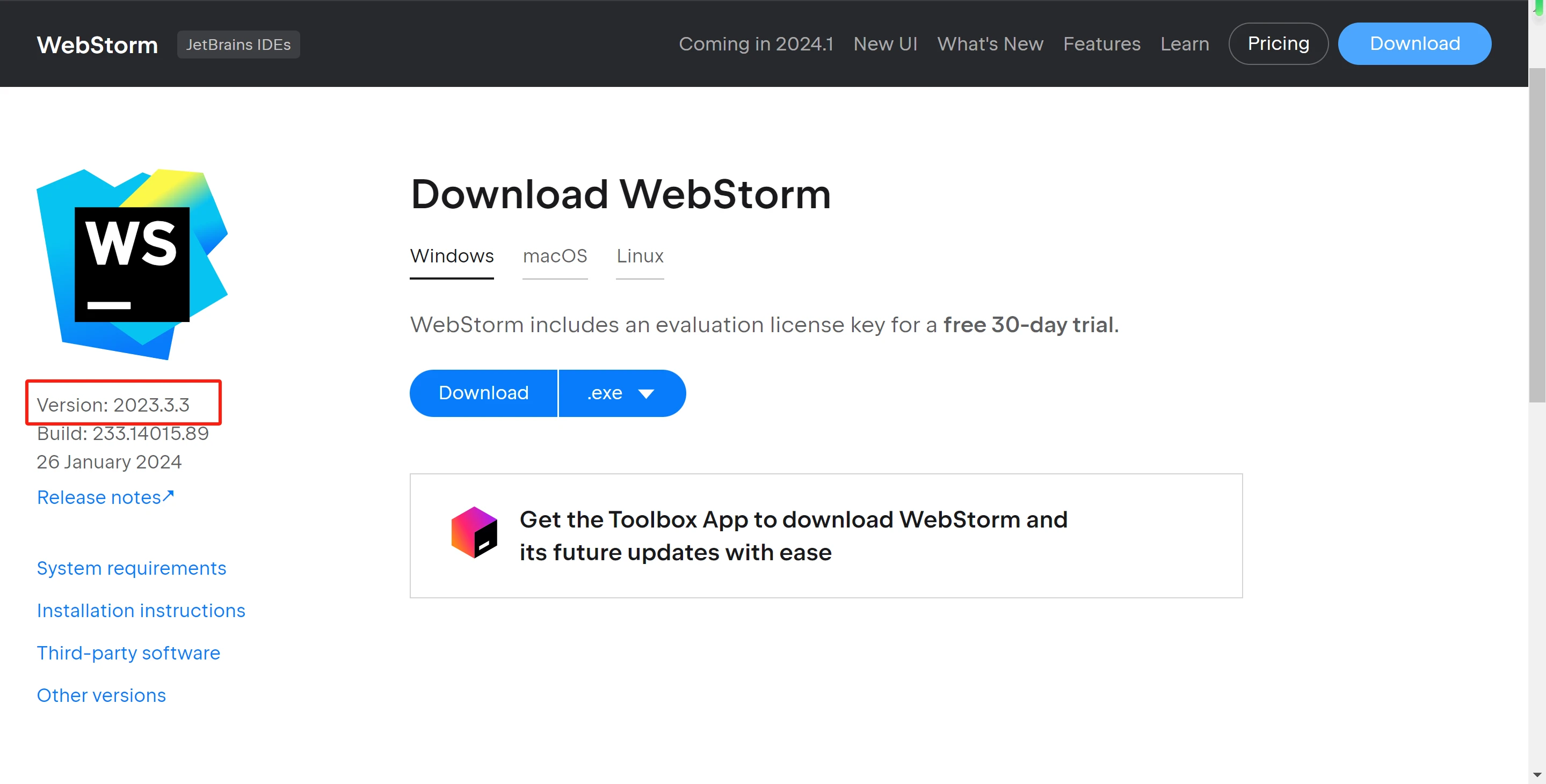WebStorm激活2023.3.6(WebStorm 2023.3.3最新版免费激活激活成功教程安装教程（附激活工具+激活码）-持续更新)