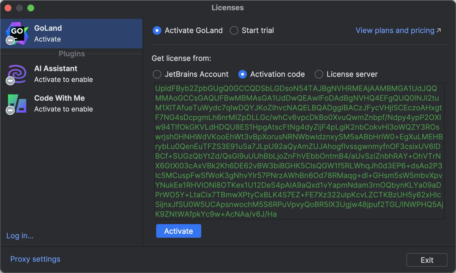 WebStorm激活2023.3.5(（2024最新）Goland激活成功教程激活2099年激活码教程（含win+mac）)